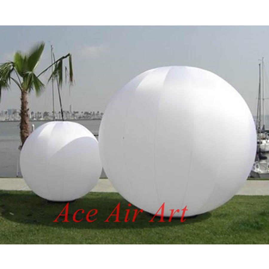 Party Event Supplier - Bola Redonda Blanca Inflable, Decoración para