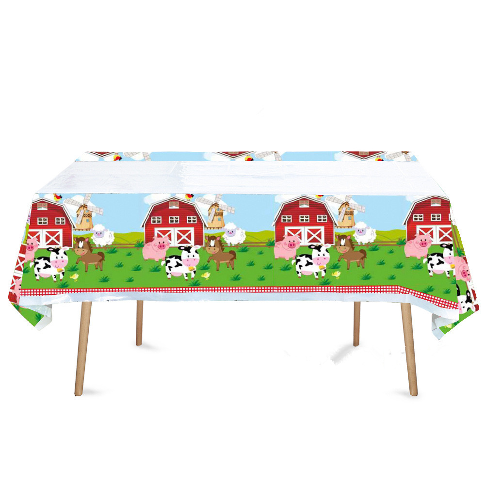 Table Cloth Disposable - Mantel Desechable para Fiesta de Animales