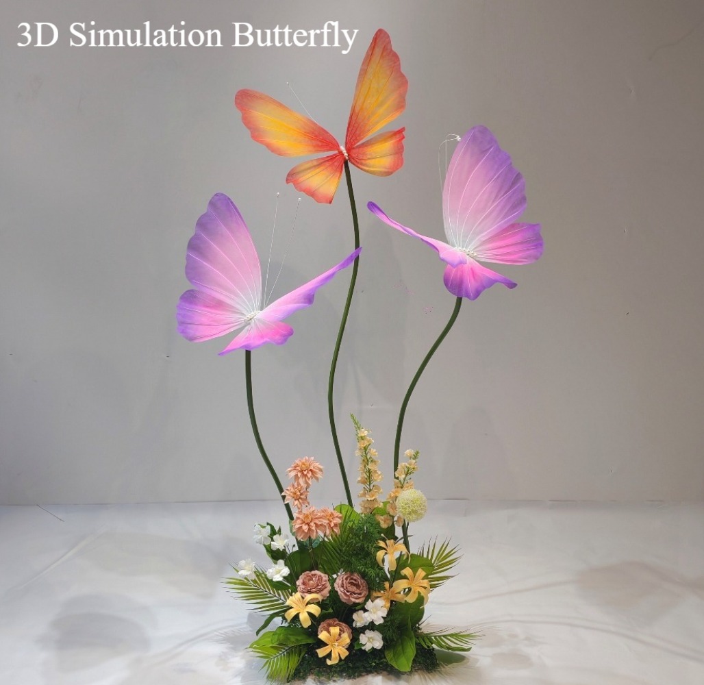 Event Party Shop - Mariposas de malla de seda de