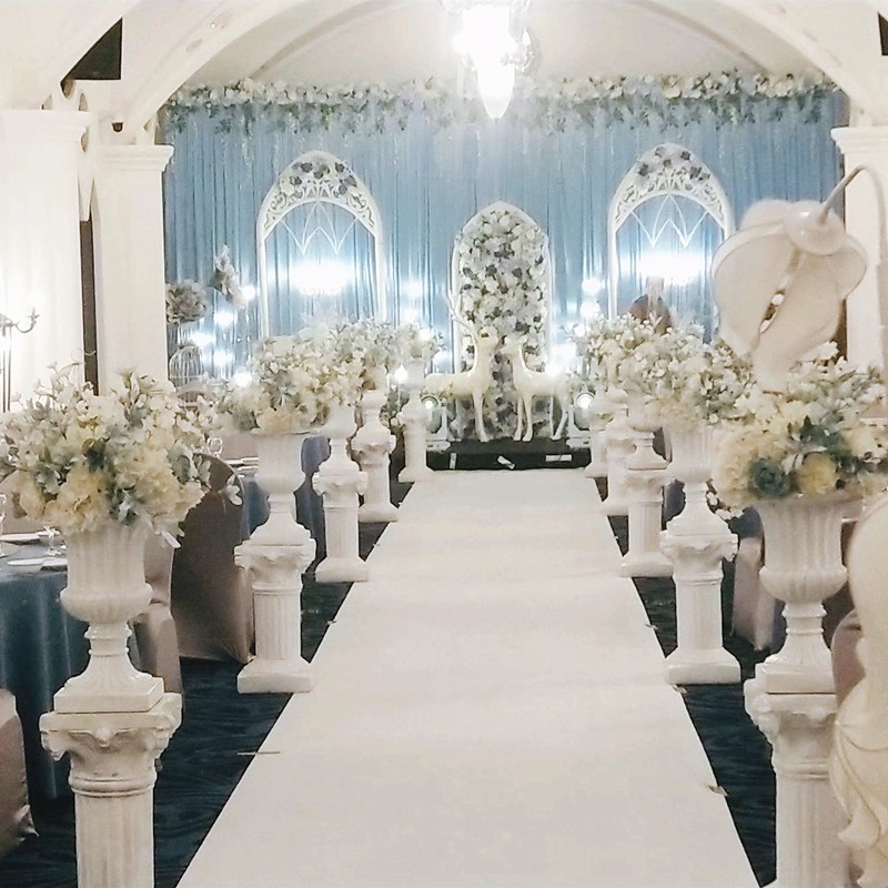 Event Party Shop - Columnas romanas de plástico blanco dorado,