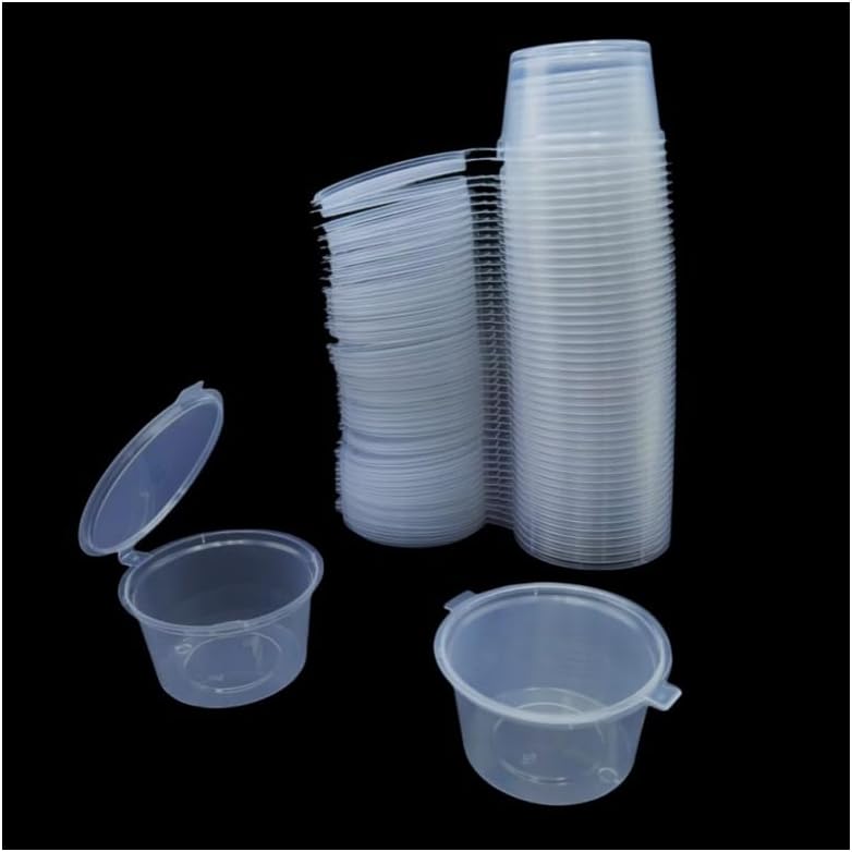 Plastic Cup 50Pcs - Vasos de plástico transparente desechables para