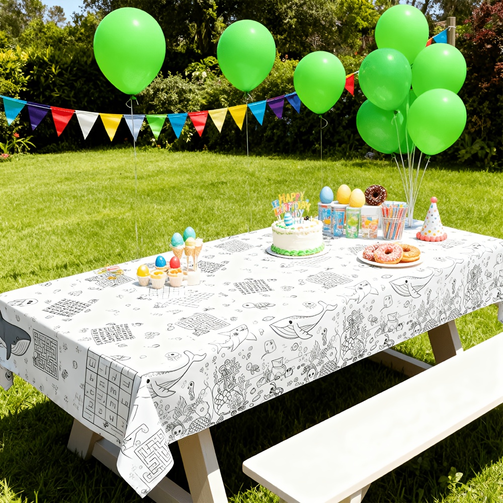 Mantel Desechable para Niños,  - Table Cloth Disposable reseña y precio