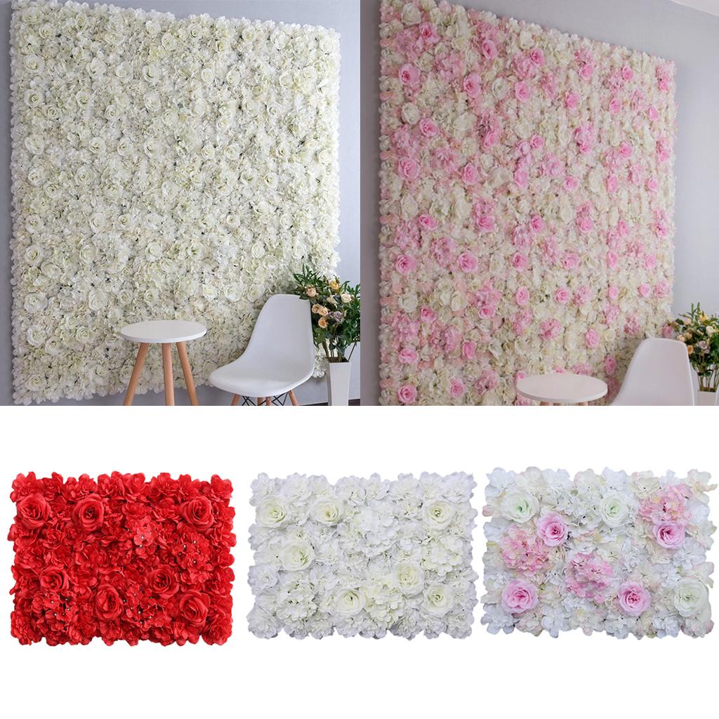 Paneles de flores artificiales - Flower Wall Panel reseña y precio