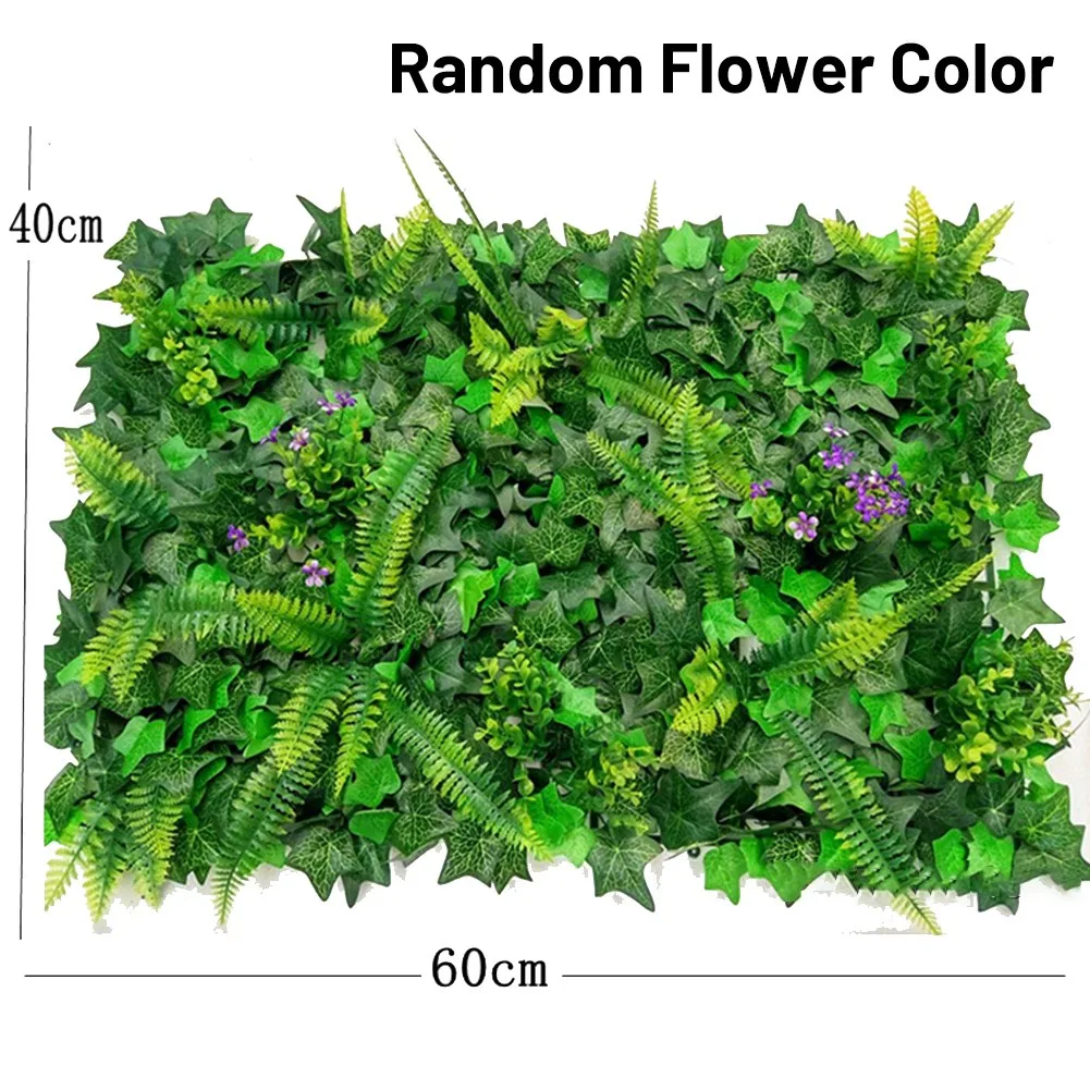 40*60cm césped Artificial plan - Flower Wall Panel reseña y precio