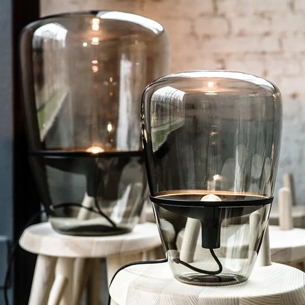 Lámpara de mesa de cristal, lu - Led Balloon Light reseña y precio