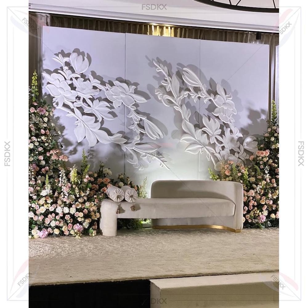 Arco de Boda Blanco con Fondo  - Party Event Supplier reseña y precio