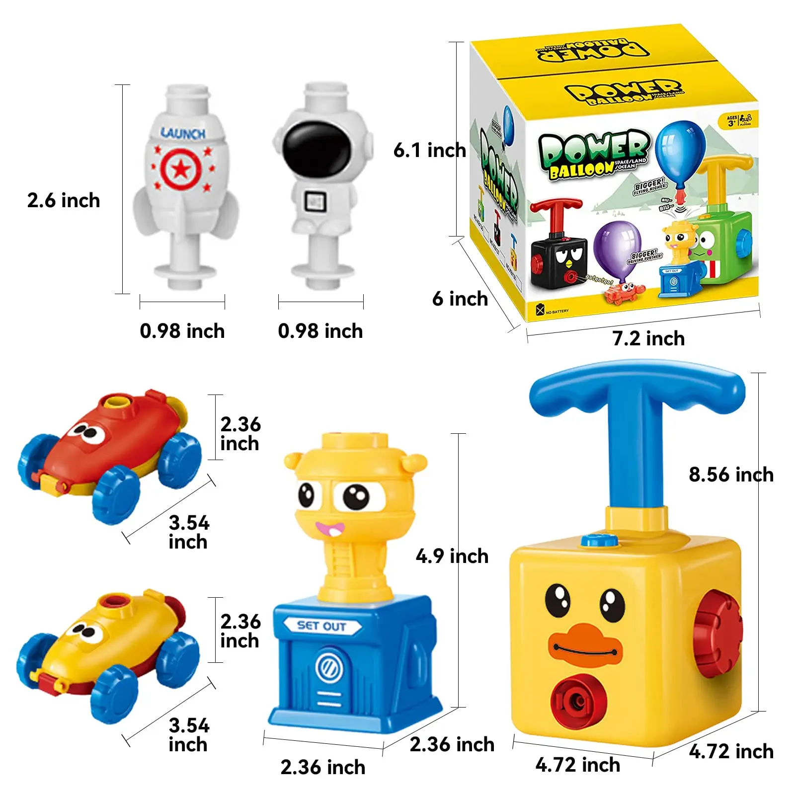 Lanzador de globos para niños, - Balloon Pump Hand reseña y precio