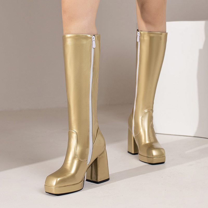 Botas hasta la rodilla con pla - Eve Party reseña y precio