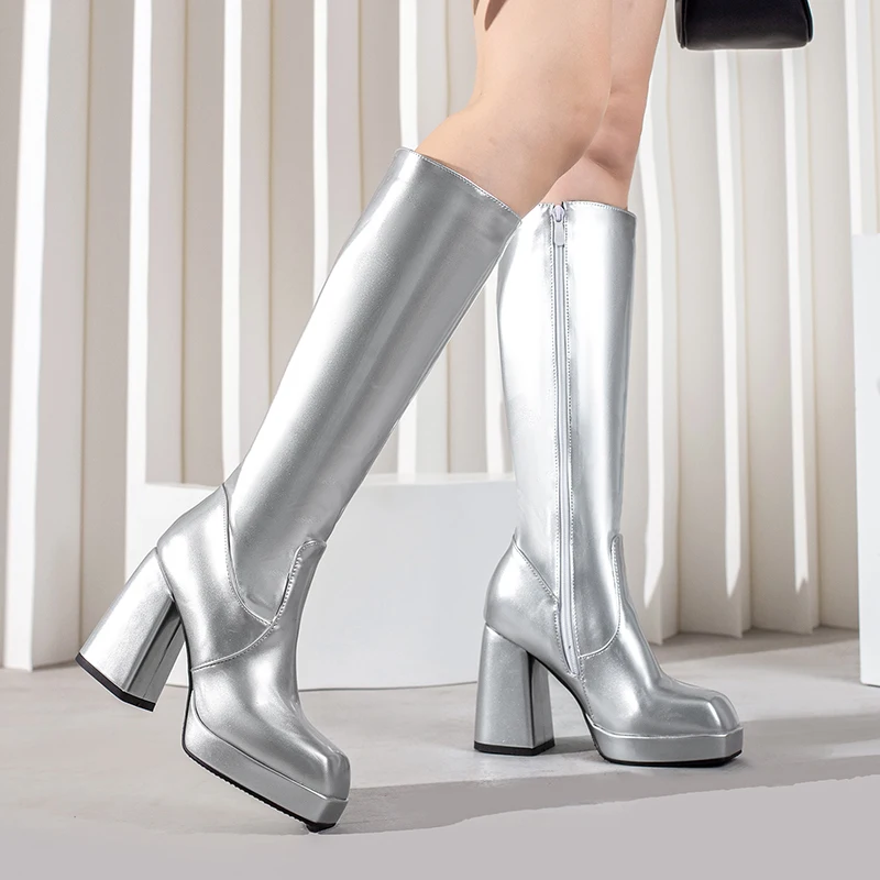 Botas hasta la rodilla con pla - Eve Party reseña y precio