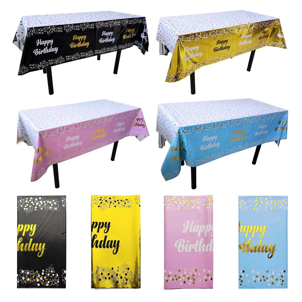 Mantel Desechable de Cumpleaño - Table Cloth Disposable reseña y precio