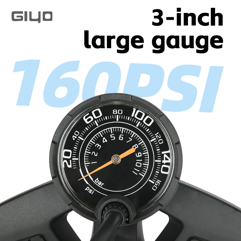 GIYO 160PSI bomba de suelo de  - Balloon Pump Hand reseña y precio